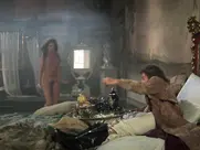 Emma Amos - Rowing with the Wind (1988)