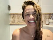 Moon Bloodgood showering