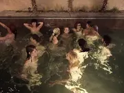 Skinny dipping - lots of alternative girls