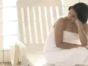 Nude girls in a pool - skinny dipping