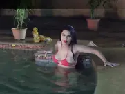 Sherlyn Chopra Water Baby