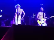 Popular Russian singer Alisa Vox naked on stage