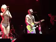 Popular Russian singer Alisa Vox naked on stage