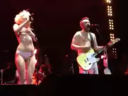 Popular Russian singer Alisa Vox naked on stage