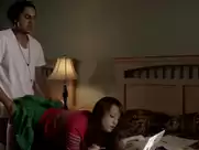 Stella Maeve - They get to a puppy while she plays candy crush