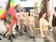 Groland nue -  Entrainement armée brésilienne