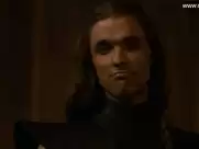 Emilia Clarke - Flashing her naked body, Wet body