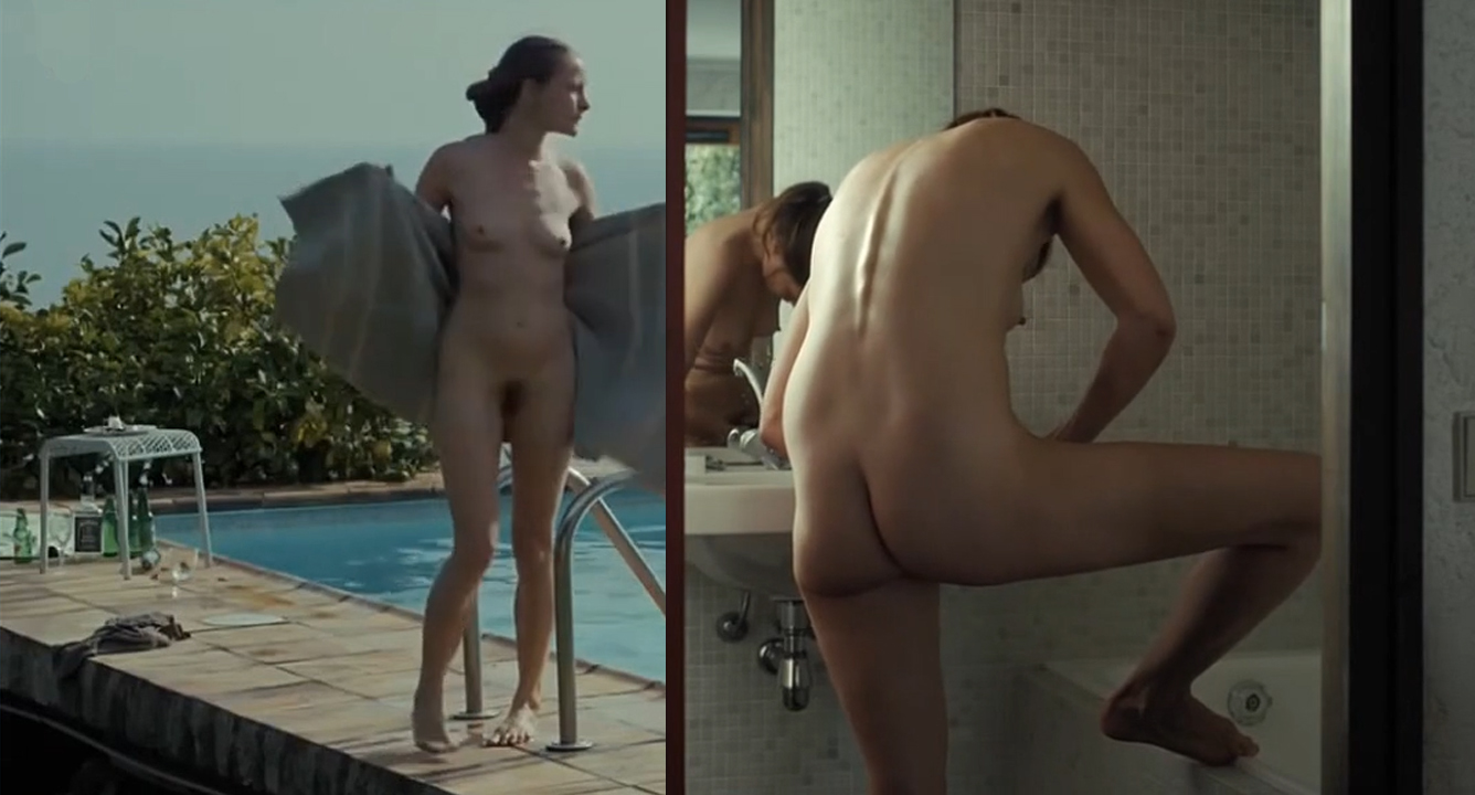 Anne Ratte-Polle (39 years) in nude scenes from Halbschatten (2013). 