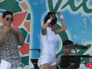 KATY JARA CAMELTOE ON STAGE