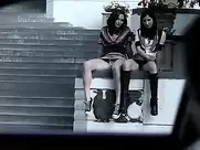 Candice Accola, Chloe Domont upskirt scene from On the Doll (2007)