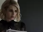 emma roberts scene from Billionaire Boys Club (2018)