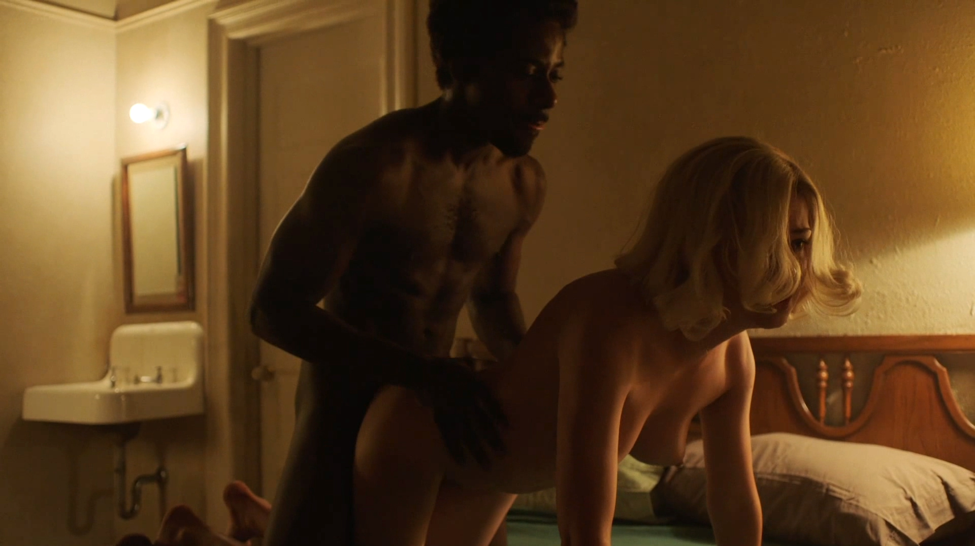 Emily Meade (29 years) in nude scenes from tv show The Deuce (e04, e05, e08...