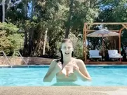 Alexandra Daddario - Day at the Pool (2020)