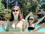 Alexandra Daddario - Day at the Pool (2020)