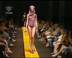 Nude supermodels catwalk