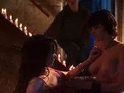 Angelina Jolie, Hedy Burress, Jenny Shimizu Nude - Foxfire (US 1996) softcore sex scene