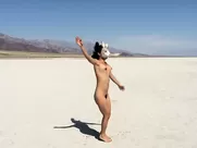 Naked Asian Art Performance of a beach unsimulated sex mainstream cinema