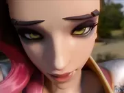 3D Animation POV Sex Scene oral sex in mainstream cinema