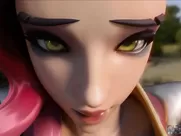 3D Animation POV Sex Scene oral sex in mainstream cinema