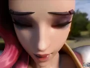 3D Animation POV Sex Scene oral sex in mainstream cinema