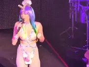 Miley Cyrus nude - Topless BDSM on Stage top movie sex scenes