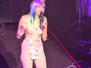 Miley Cyrus nude - Topless BDSM on Stage top movie sex scenes