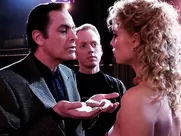 Elizabeth Berkley Topless - Showgirls (1995) celebrity real sex scene