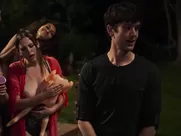 Aimee Teegarden, Lily Drew Detwiler, Liz Katz, Charlotte McKinney nude in Guest House (2020)