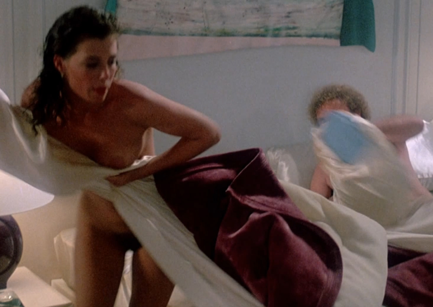Kelly LeBrock (23 years) in compilation of sexy and nude scenes from The Wo...