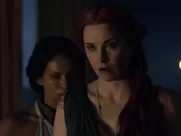 Lucy Lawless & Lesley-Ann Brandt Spartacus S1E2