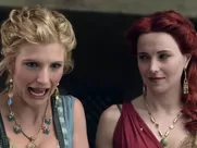 Lucy Lawless & Lesley-Ann Brandt Spartacus S1E2 2