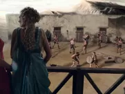 Lucy Lawless & Lesley-Ann Brandt Spartacus S1E2 2