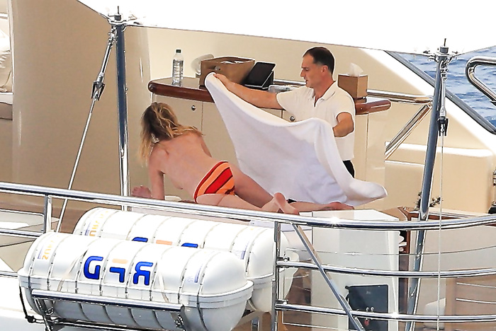 Sexy melanie griffith topless massage on the boat